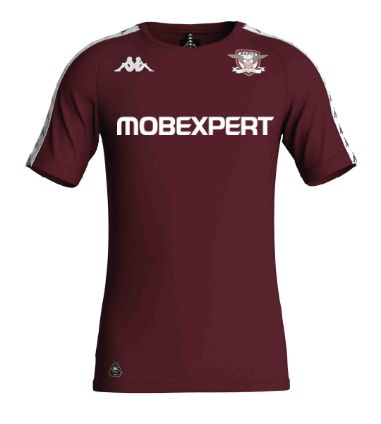 Tricou antrenament visiniu KAPPA - Rapid - sezon 2025-26