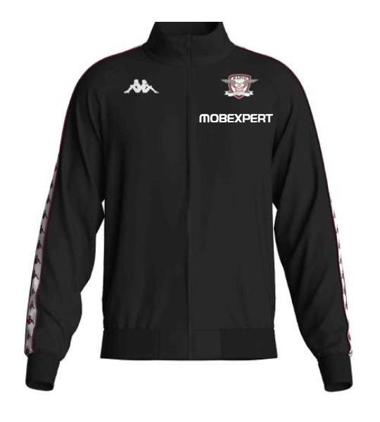 Bluza prezentare neagră KAPPA - sezon 2025-26